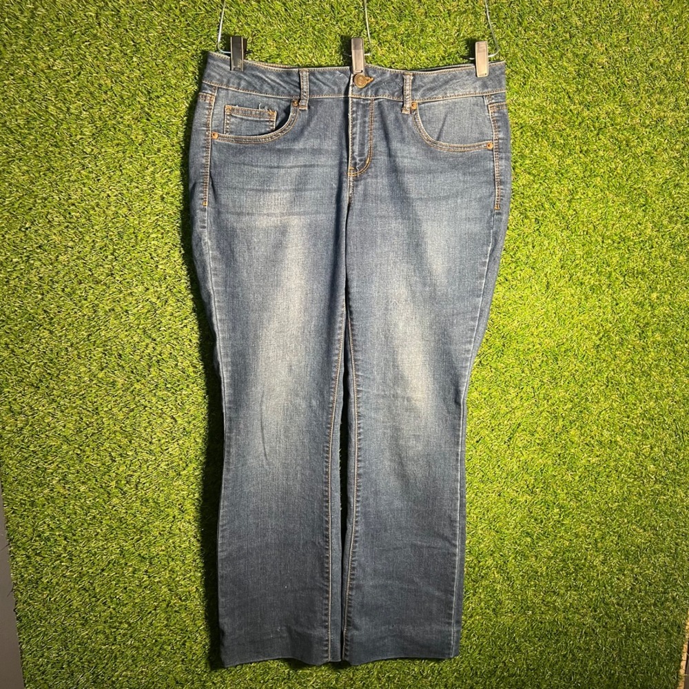 SO Authentic Heritage Blue Bootcut Jeans‎ Womens Size 15 Regular Medium Wash
